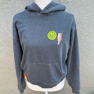 Marine Layer size small happy patch sweatshirt size small grey